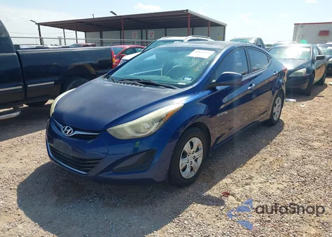 2016 Hyundai Elantra Se from USA, damaged, VIN 5NPDH4AE1GH760608